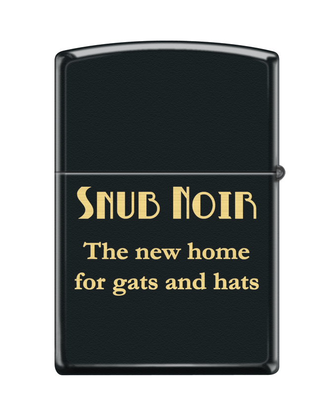 Snub Noir Zippo Lighter - Image 2